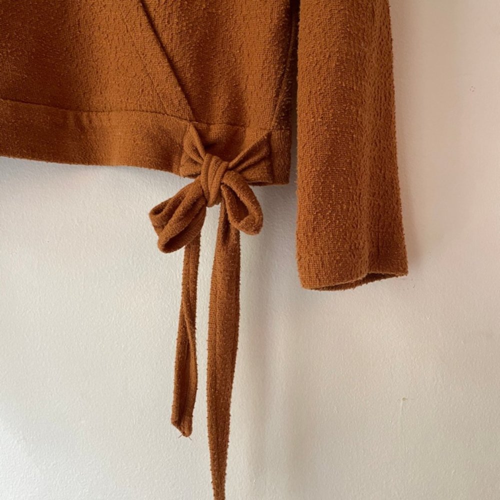 Madewell Texture & Thread Wrap Cedar Top - Picture 3 of 5
